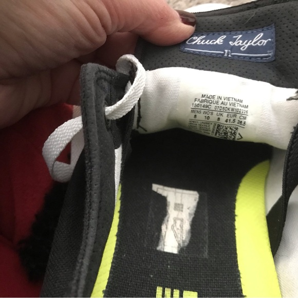 Converse Chuck Taylor II LunarionBlack and White Sneakers. Mens 8 - Picture 12 of 16